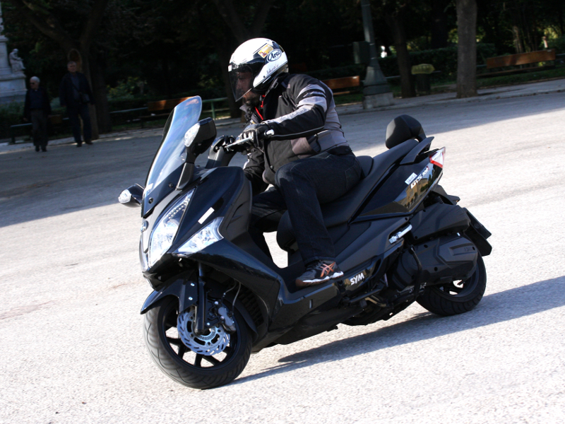 sym gts 300 f4 test cityrider