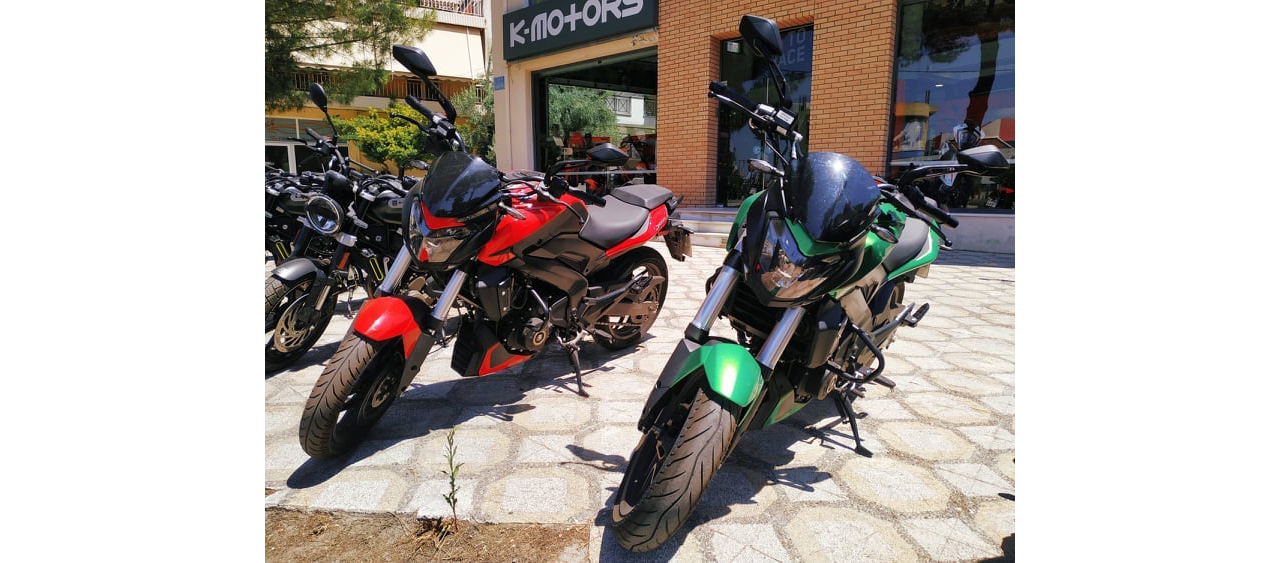 bajaj dominar test ride