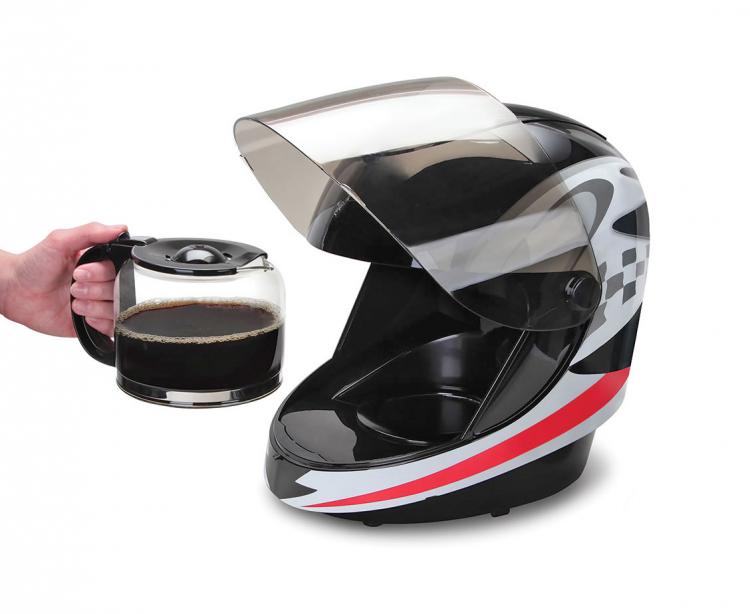 motorcycle helmet coffee maker 5654