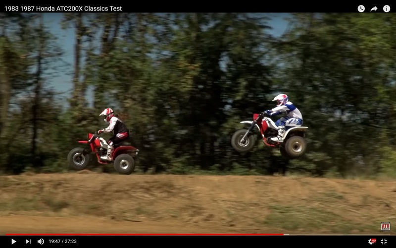 honda atc video 800