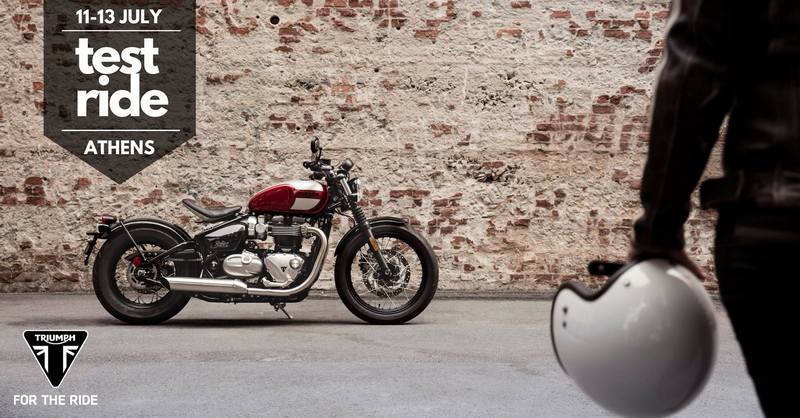 triumph athens test ride
