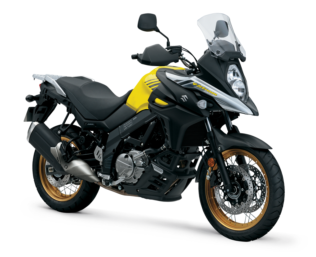 Suzuki V Strom 650 XT press front right quarter kkkkkk