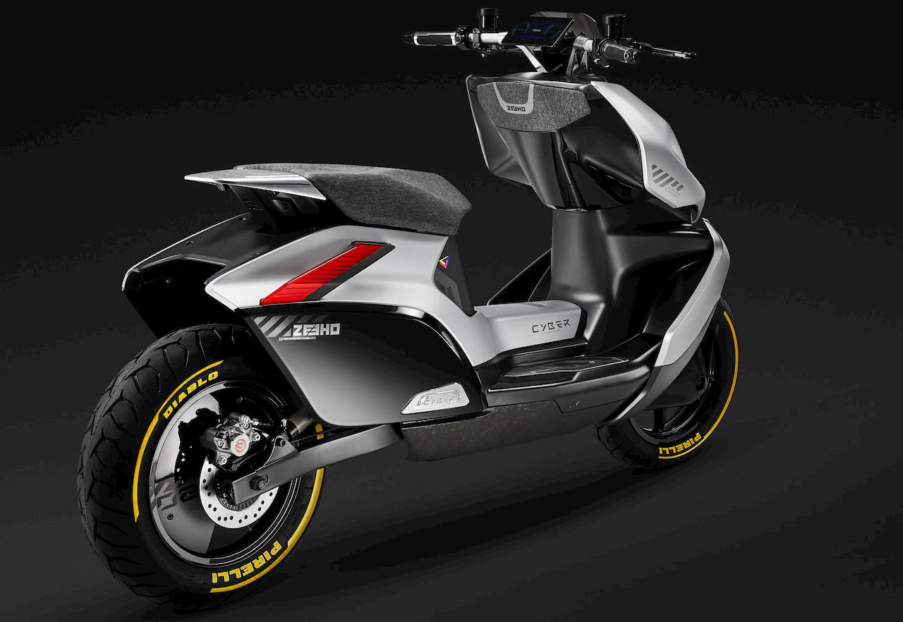 Zeeho Cyber Concept rear quarters