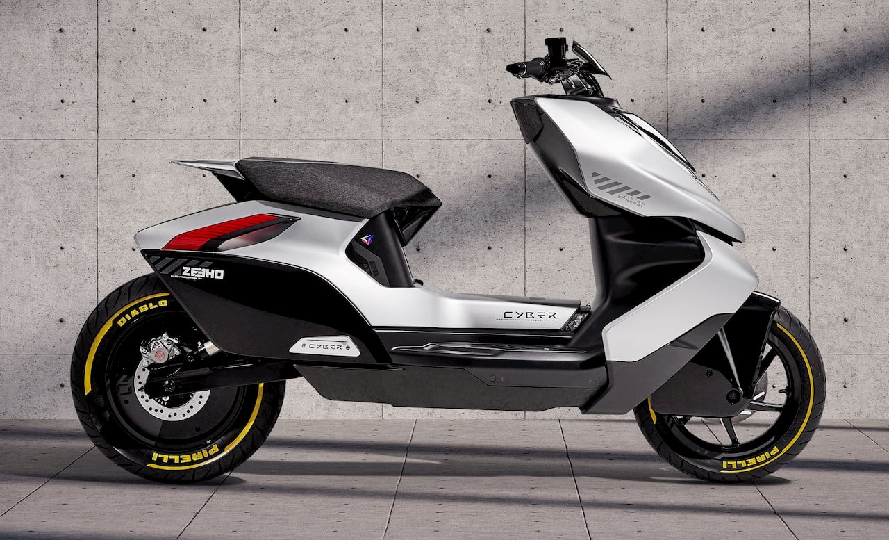 Zeeho Cyber Concept side profile