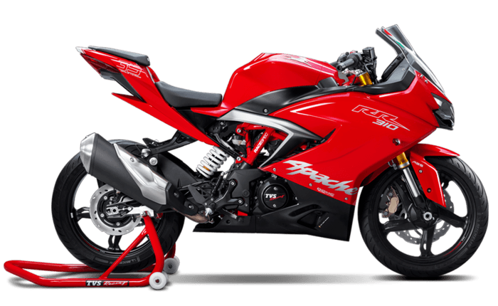 tvs apache rr 310 racing red